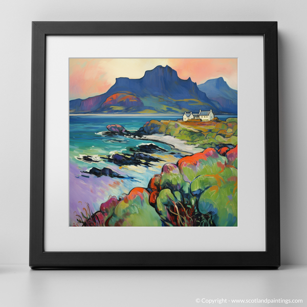 Framed version of Isle of Eigg