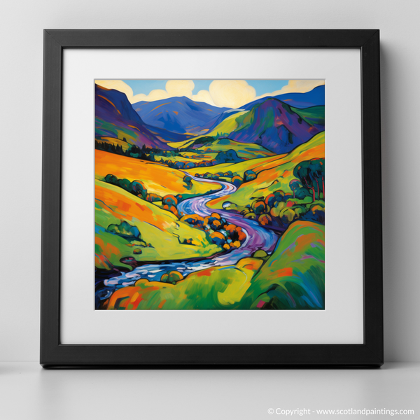 Framed version of Glen Strathfarrar