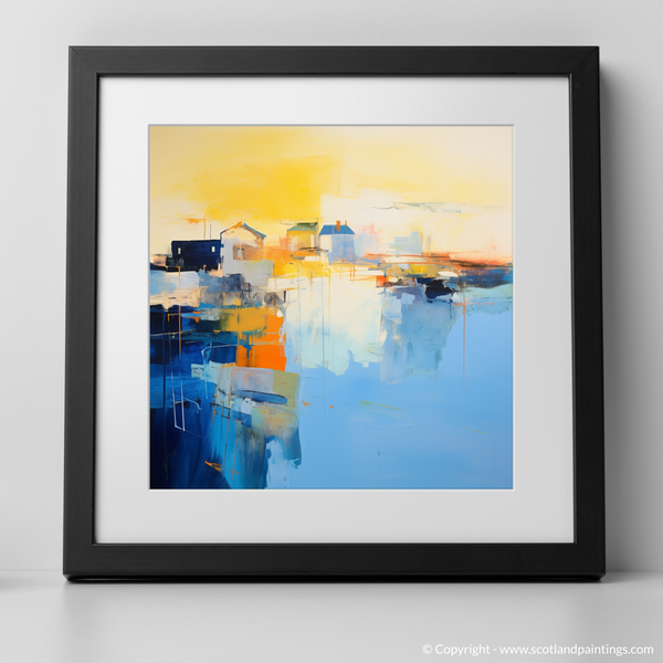 Framed version of Castlebay Harbour