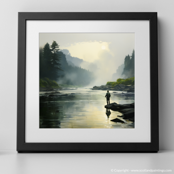 Framed version of River Oykel