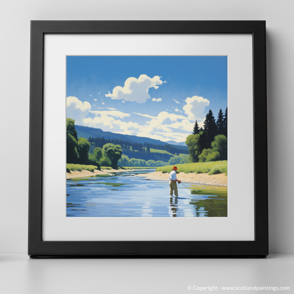 Framed version of River Findhorn