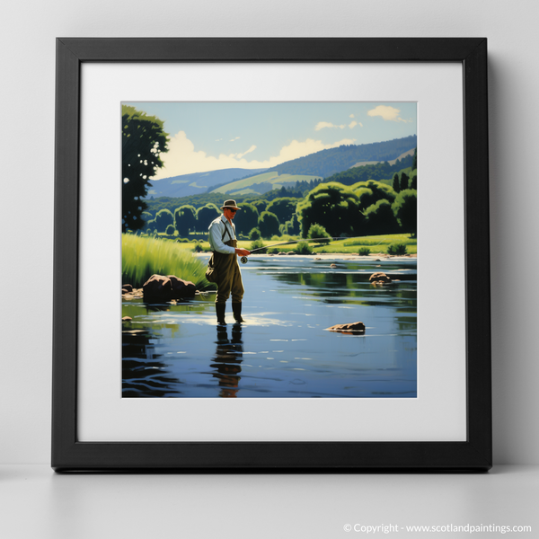 Framed version of River Teith