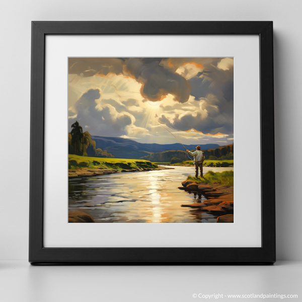 Framed version of River Clyde