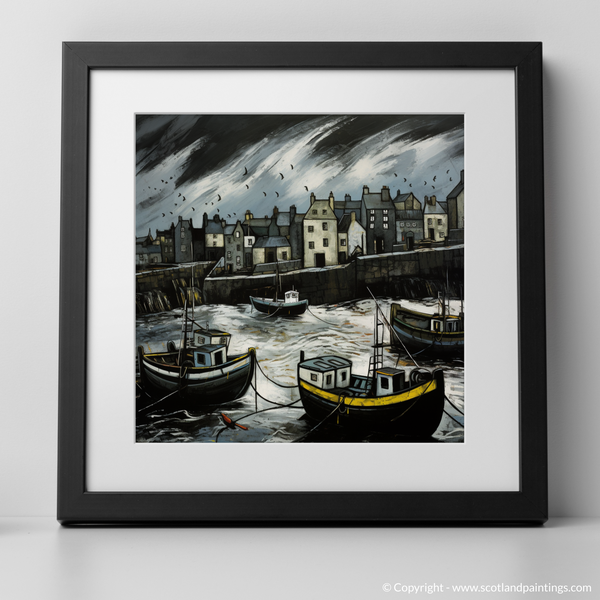 Framed version of Portsoy Harbour