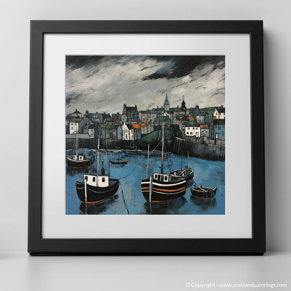 Framed version of Portsoy Harbour