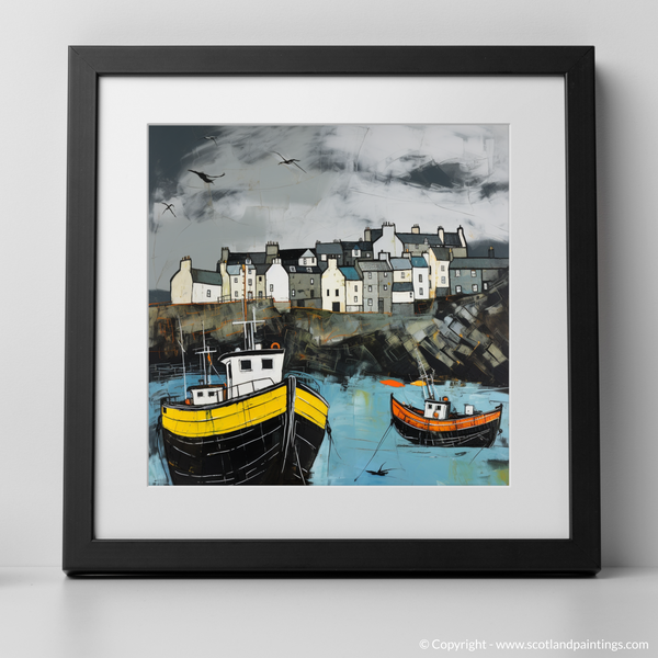 Framed version of Portsoy Harbour