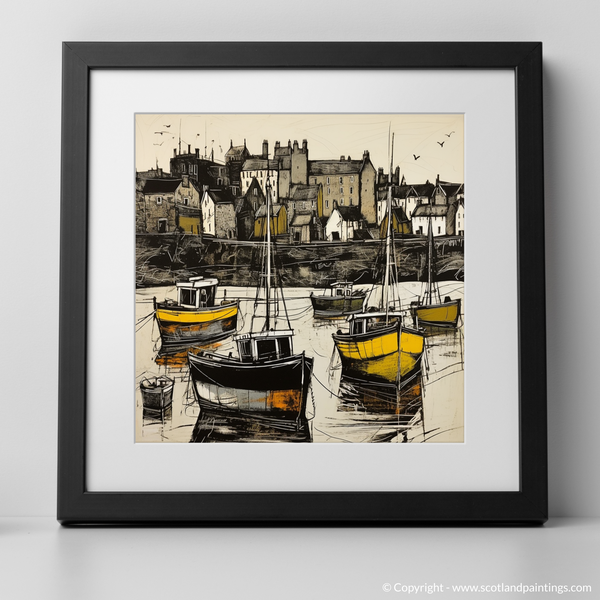 Framed version of Castlebay Harbour