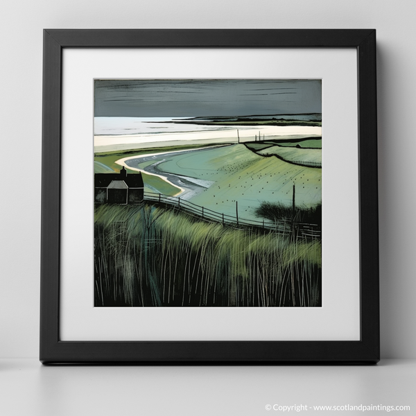 Framed version of Lunan Bay