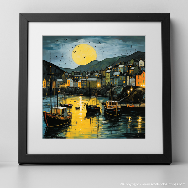 Framed version of Gardenstown Harbour