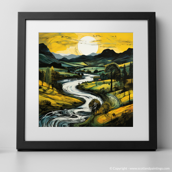 Framed version of Glen Lyon