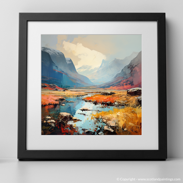 Framed version of Glen Coe