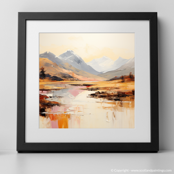 Framed version of Glen Coe