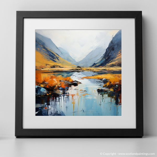 Framed version of Glen Coe