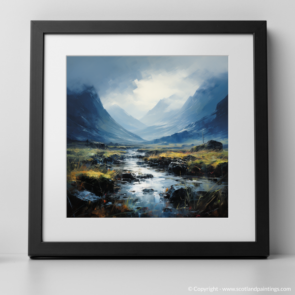 Framed version of Glen Coe