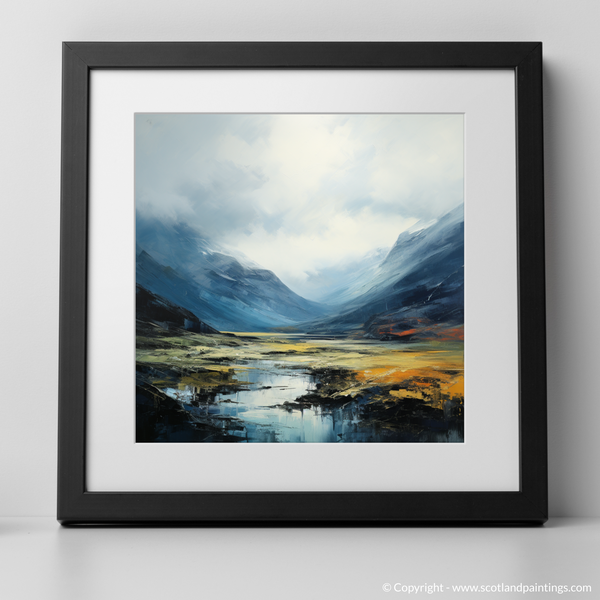 Framed version of Glen Coe