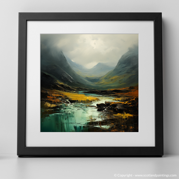 Framed version of Glen Coe