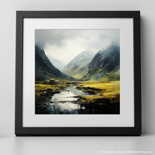 Framed version of Glen Coe