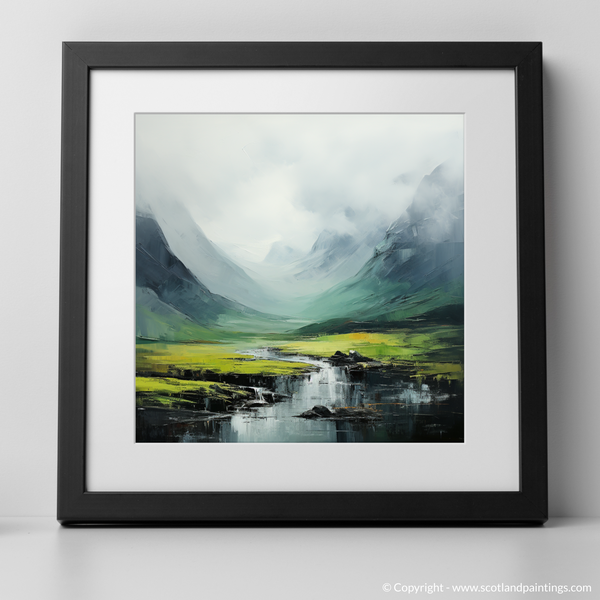 Framed version of Glen Coe