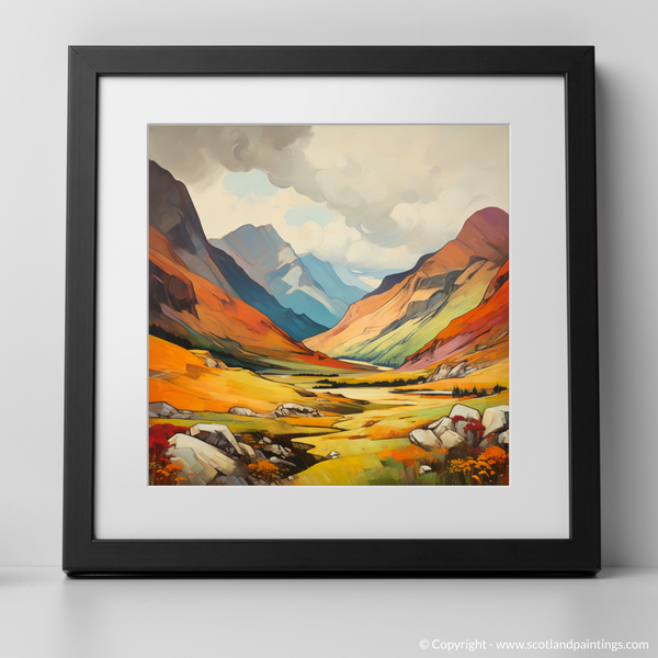 Framed version of Glen Shiel