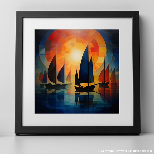 Framed version of Isleornsay Harbour