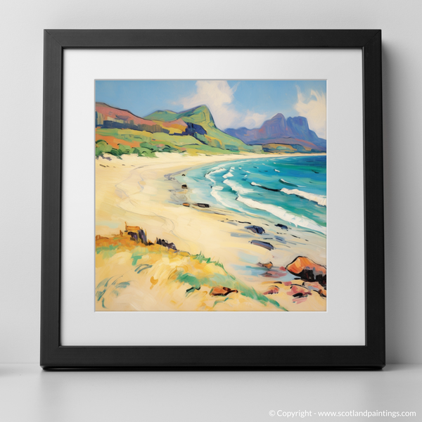 Framed version of Mellon Udrigle Beach