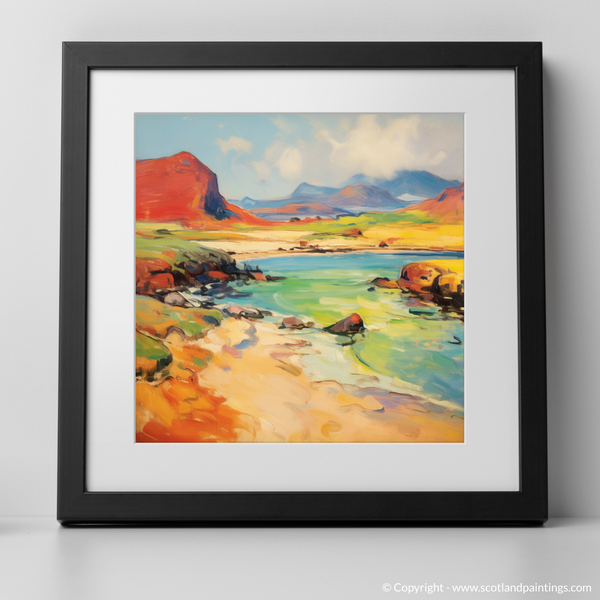 Framed version of Mellon Udrigle Beach