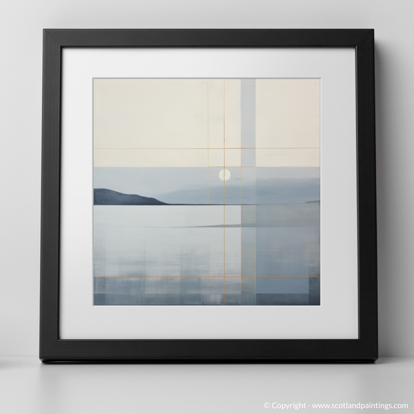 Framed version of Isleornsay Harbour