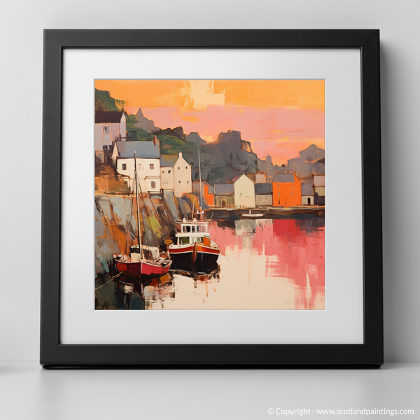 Framed version of Oban Harbour