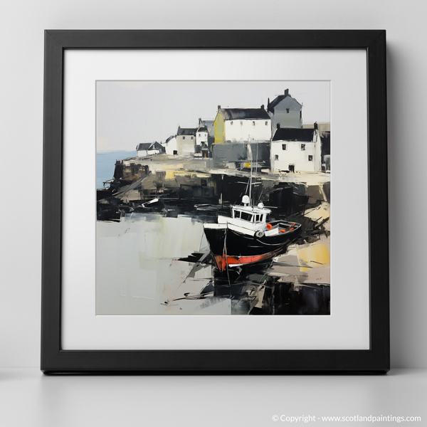 Framed version of Portsoy Harbour