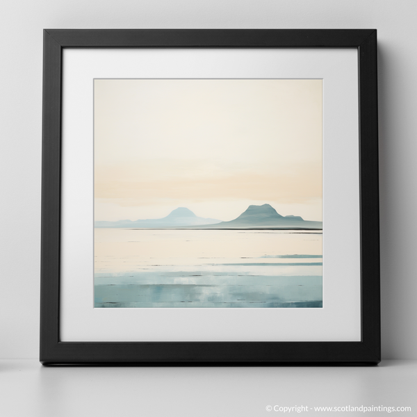 Framed version of Isle of Eigg