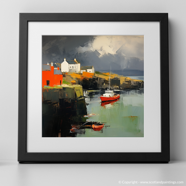 Framed version of Portpatrick Harbour