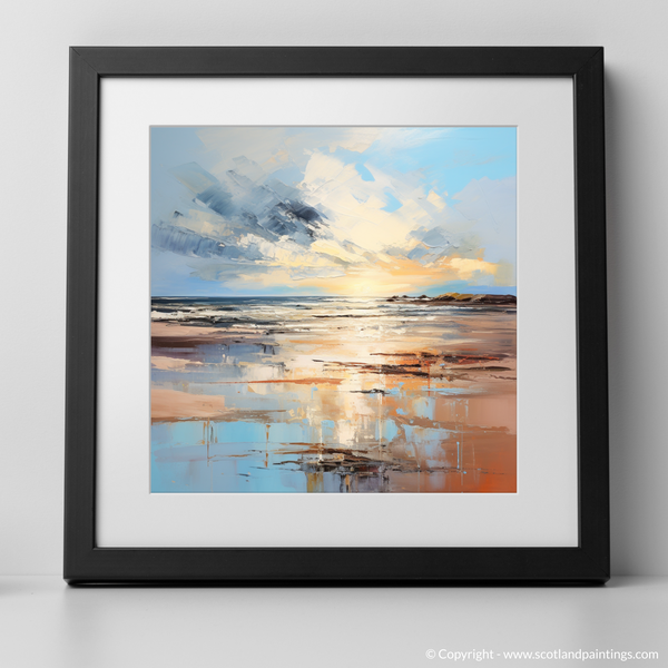 Framed version of Lunan Bay