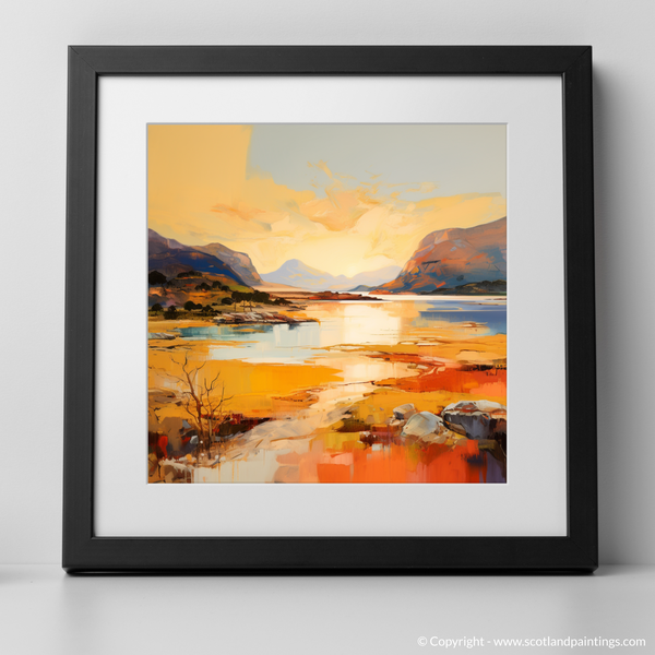 Framed version of Shieldaig Bay