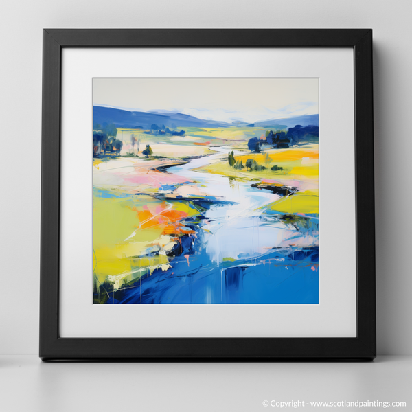 Framed version of River Dee