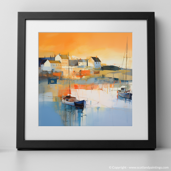 Framed version of Port Ellen Harbour