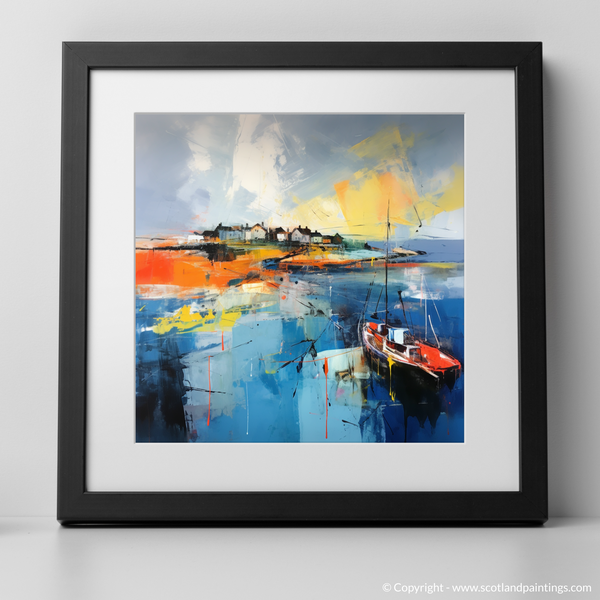 Framed version of North Berwick Harbour