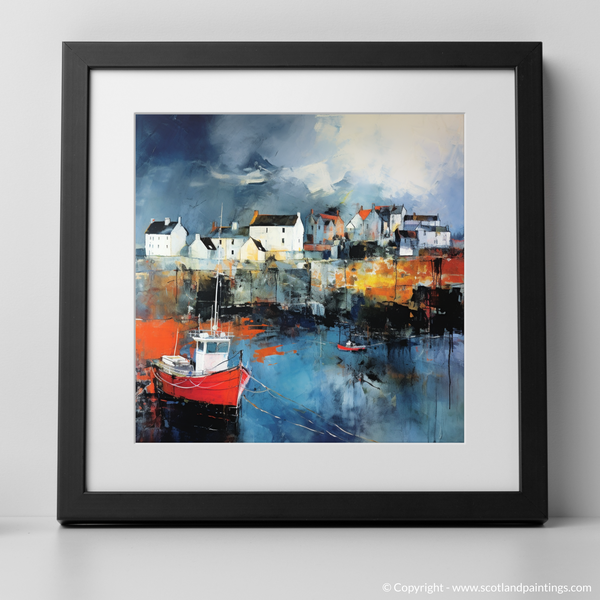 Framed version of Portpatrick Harbour