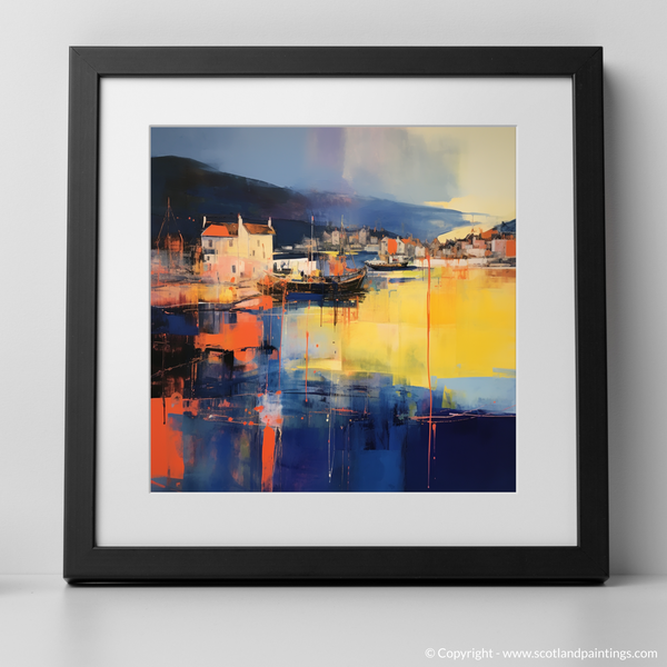 Framed version of Oban Harbour