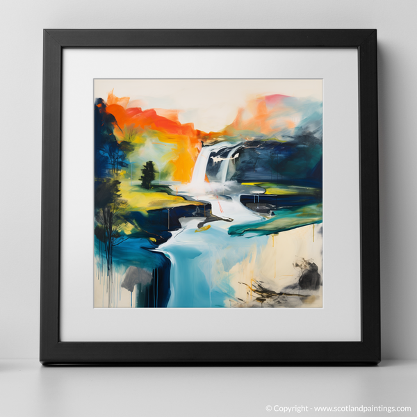 Framed version of Falls of Dochart