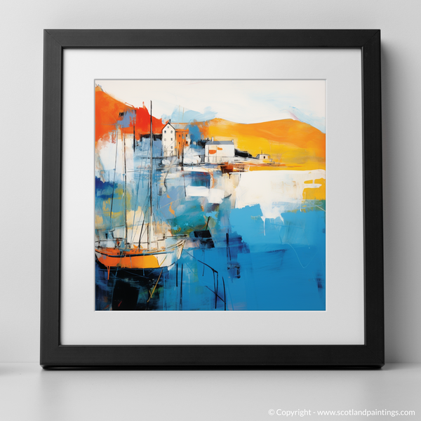 Framed version of Mallaig Harbour