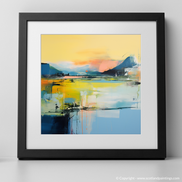 Framed version of Loch Leven