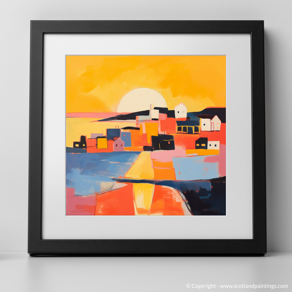 Framed version of Whitehills Harbour