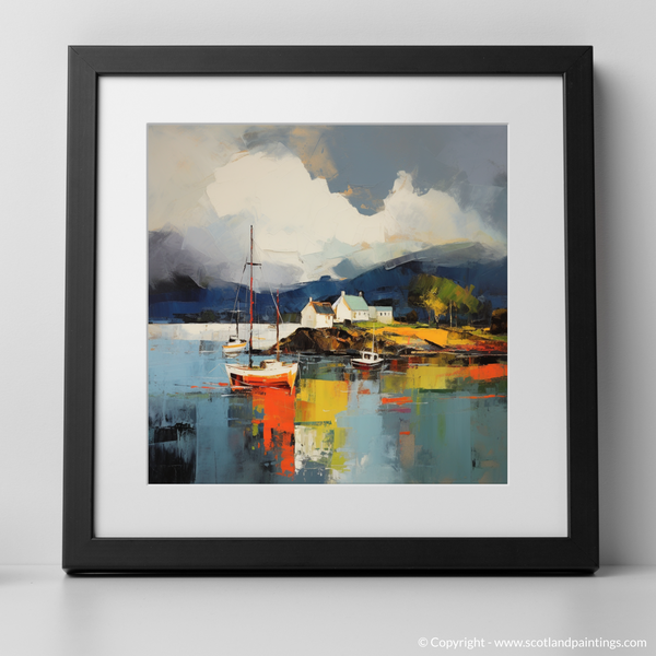 Framed version of Balmaha Harbour