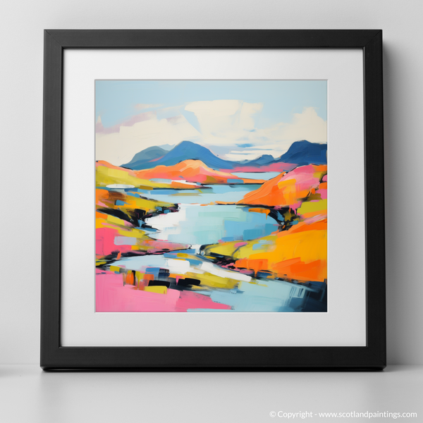 Framed version of Loch Morar