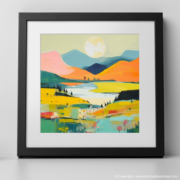 Framed version of Loch Earn