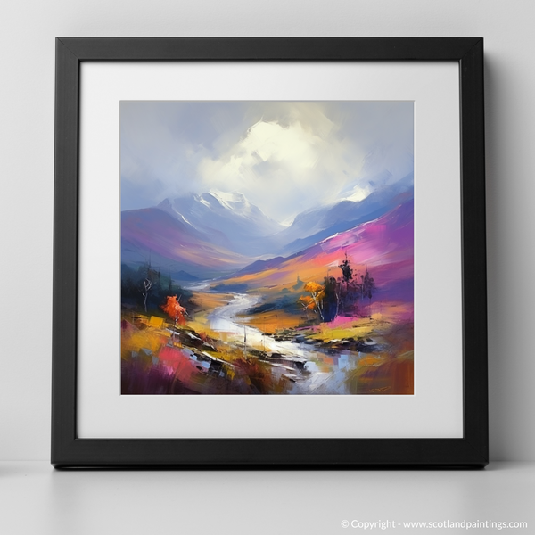 Framed version of Glen Shiel