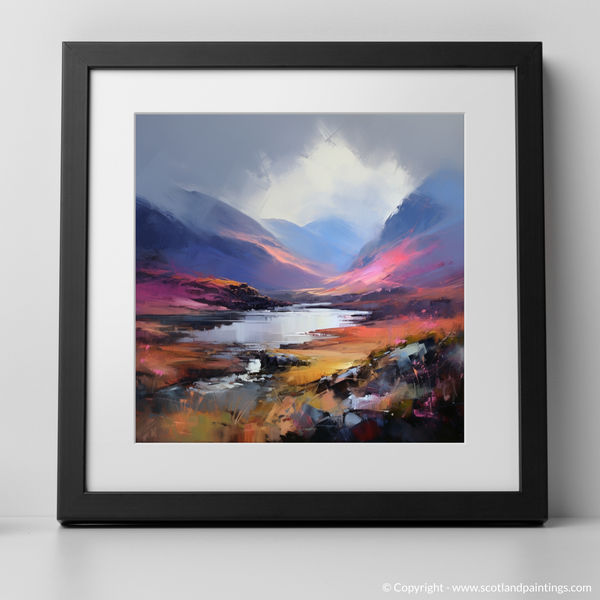 Framed version of Glen Shiel