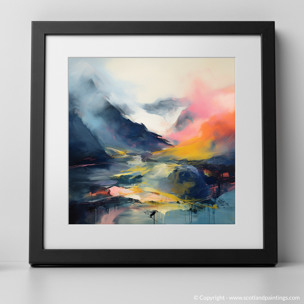 Framed version of Aonach Eagach