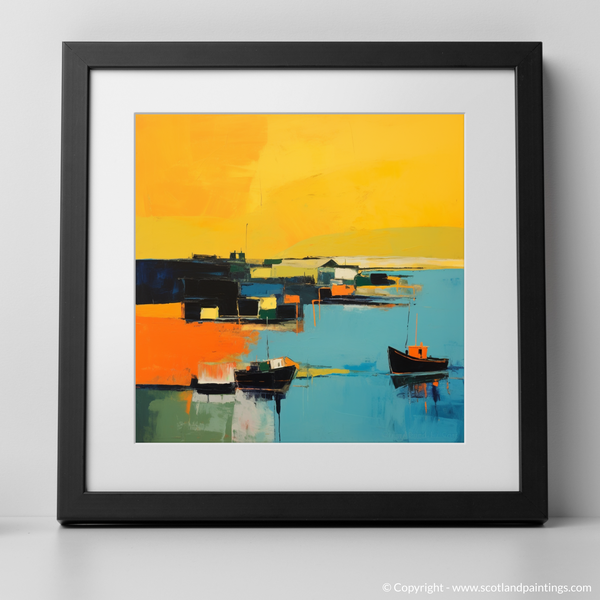 Framed version of Portmahomack Harbour