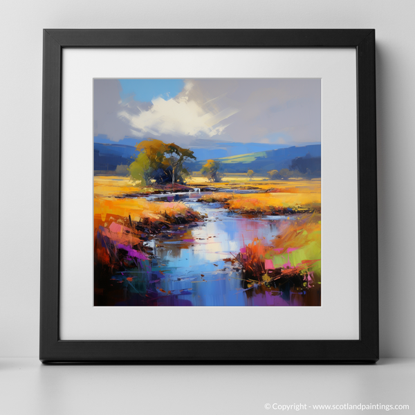 Framed version of River Carron